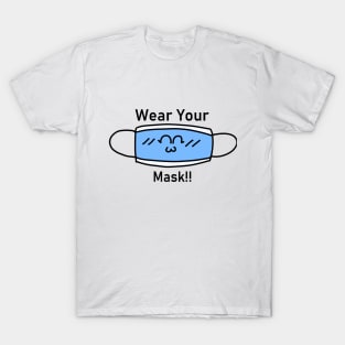 Wear Your Mask Doodle T-Shirt